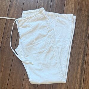 The Limited White Cotton Pants